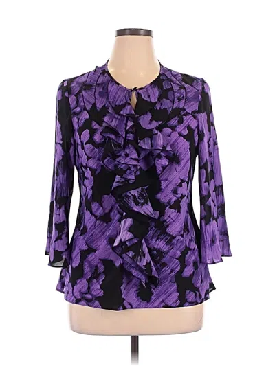Pre-owned Spense 3/4 Sleeve T-shirt In Purple