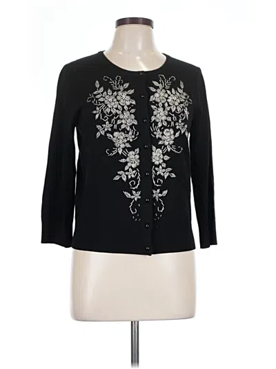 Pre-owned Spense Cardigan Sweater In Black