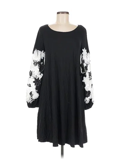 Pre-owned Spense Casual Dress In Black