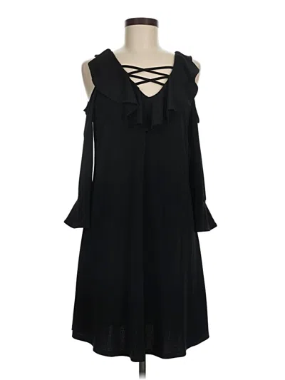 Pre-owned Spense Casual Dress In Black