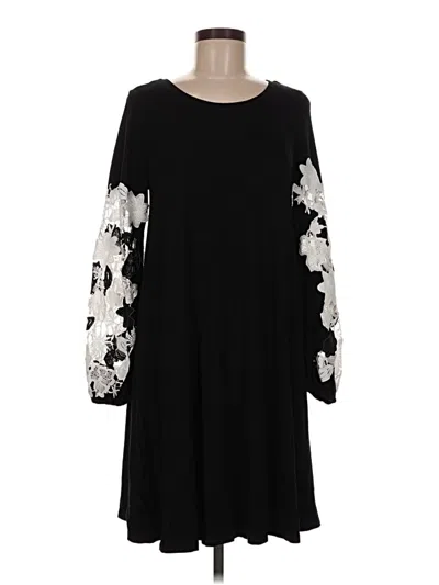 Pre-owned Spense Casual Dress In Black