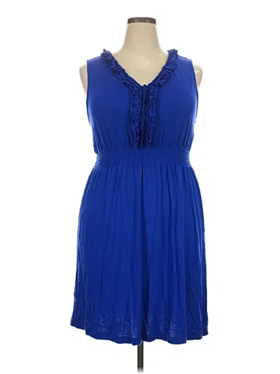 Pre-owned Spense Casual Dress In Blue