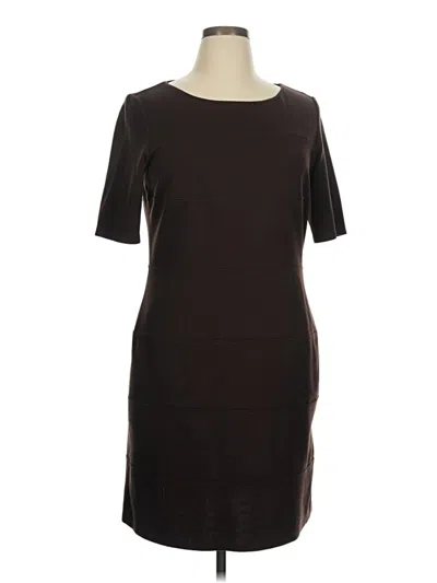 Pre-owned Spense Casual Dress In Brown