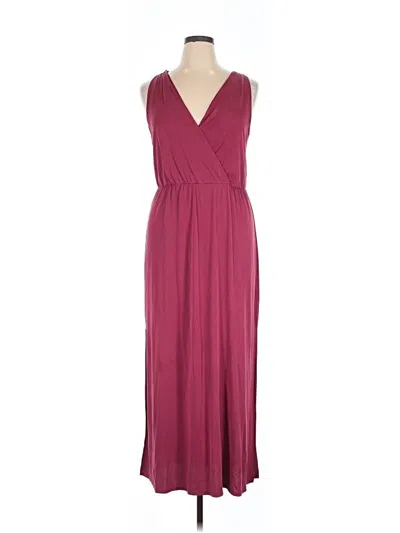 Pre-owned Spense Casual Dress In Burgundy