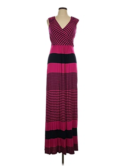 Pre-owned Spense Casual Dress In Burgundy