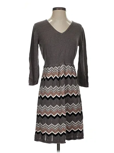 Pre-owned Spense Casual Dress In Gray