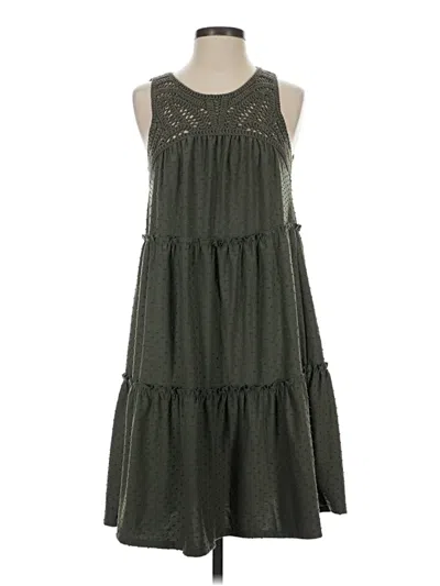 Pre-owned Spense Casual Dress In Green