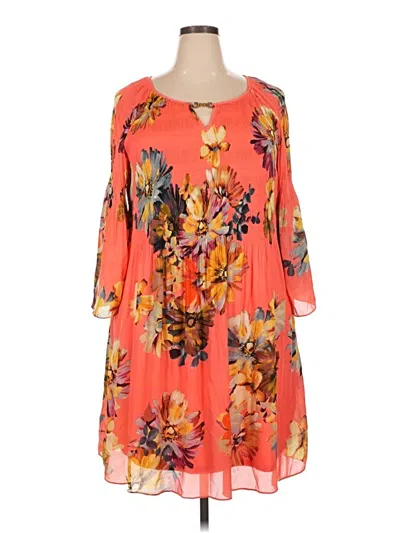 Pre-owned Spense Casual Dress In Orange