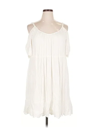 Pre-owned Spense Casual Dress In White