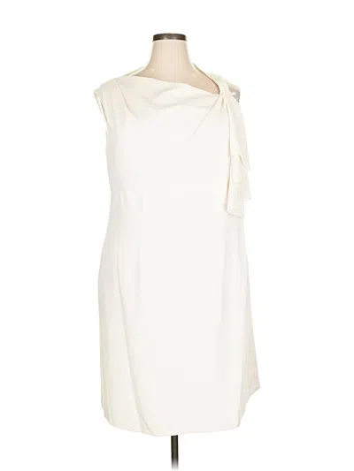 Pre-owned Spense Casual Dress In White