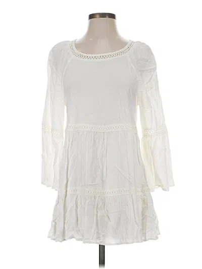 Pre-owned Spense Casual Dress In White