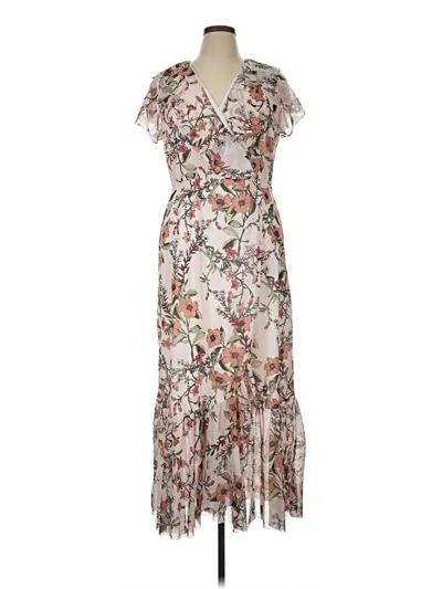 Pre-owned Spense Cocktail Dress In Brown