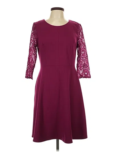 Pre-owned Spense Cocktail Dress In Burgundy
