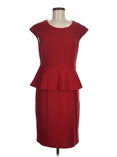 Pre-owned Spense Cocktail Dress In Burgundy