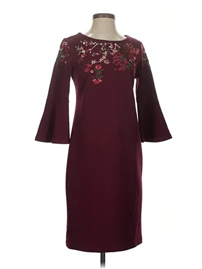 Pre-owned Spense Cocktail Dress In Burgundy