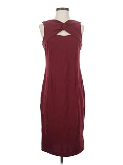 Pre-owned Spense Cocktail Dress In Burgundy