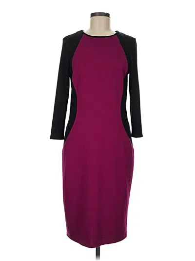 Pre-owned Spense Cocktail Dress In Burgundy
