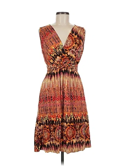 Pre-owned Spense Cocktail Dress In Orange