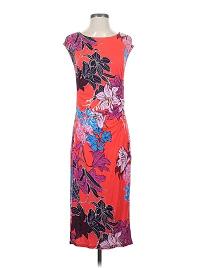 Pre-owned Spense Cocktail Dress In Orange