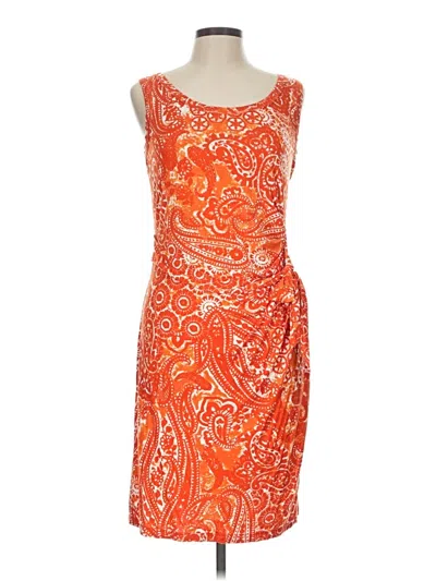 Pre-owned Spense Cocktail Dress In Orange