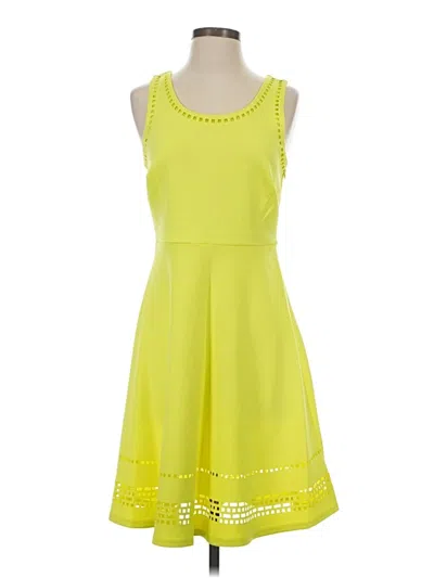 Pre-owned Spense Cocktail Dress In Yellow