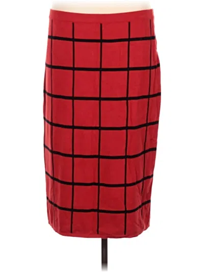 Pre-owned Spense Formal Skirt In Red