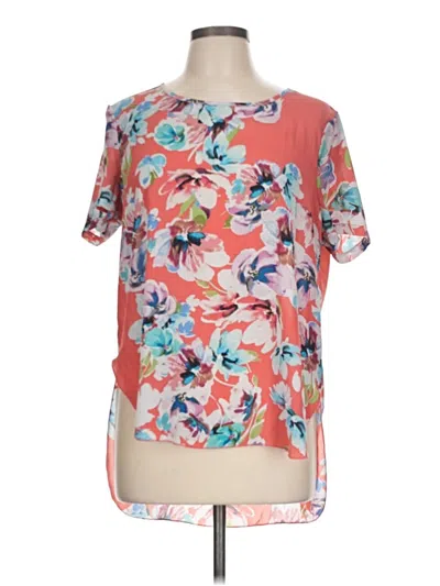 Pre-owned Spense Short Sleeve Blouse In Pink
