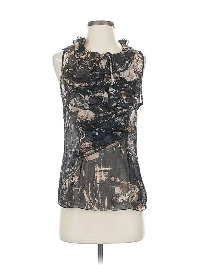 Pre-owned Spense Sleeveless Blouse In Black