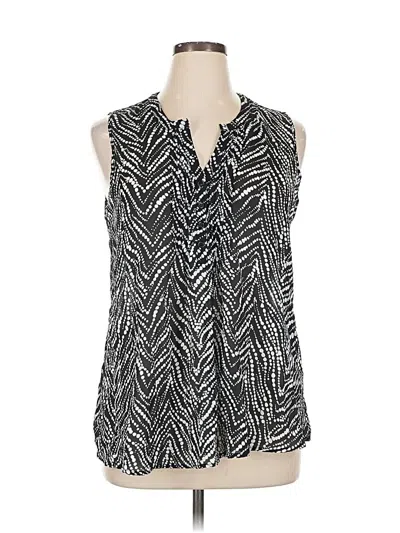 Pre-owned Spense Sleeveless Blouse In Black