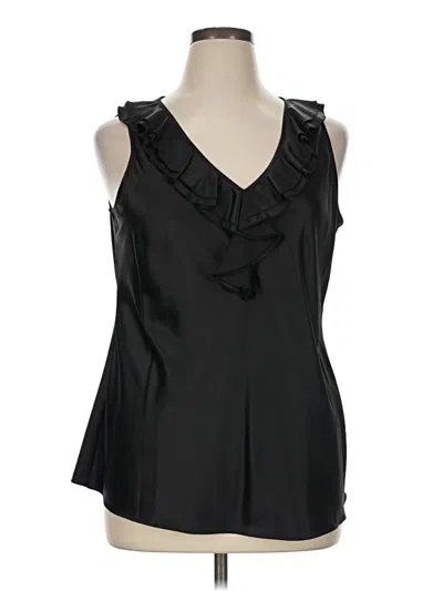 Pre-owned Spense Sleeveless Blouse In Black