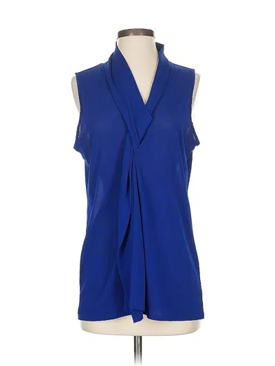 Pre-owned Spense Sleeveless Blouse In Blue