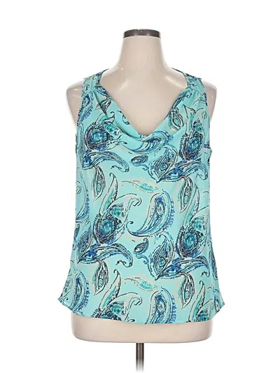 Pre-owned Spense Sleeveless Blouse In Blue