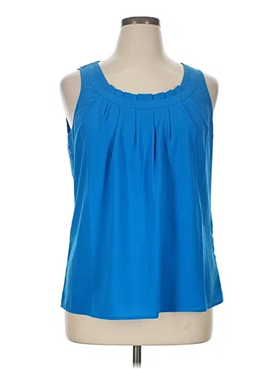 Pre-owned Spense Sleeveless Blouse In Blue