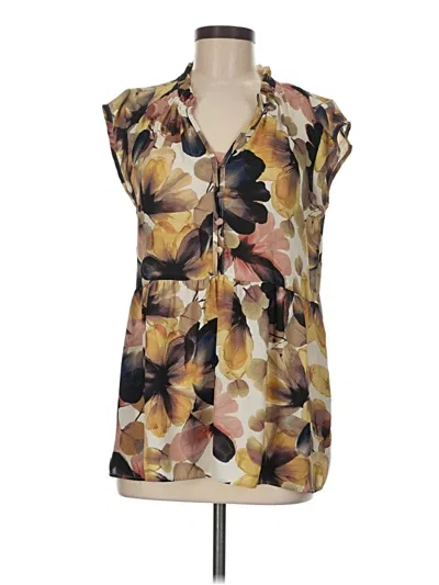 Pre-owned Spense Sleeveless Blouse In Brown