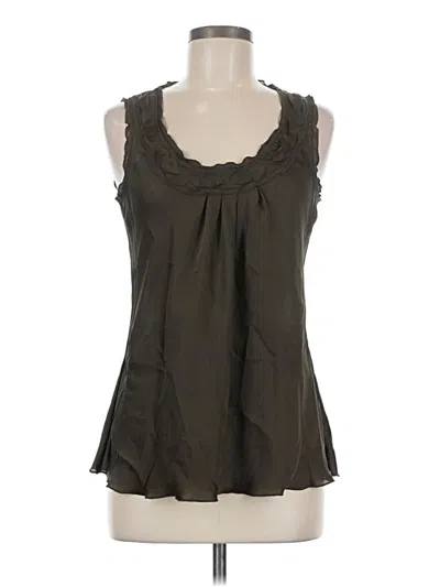 Pre-owned Spense Sleeveless Blouse In Brown
