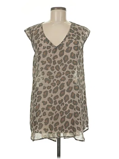 Pre-owned Spense Sleeveless Blouse In Gray