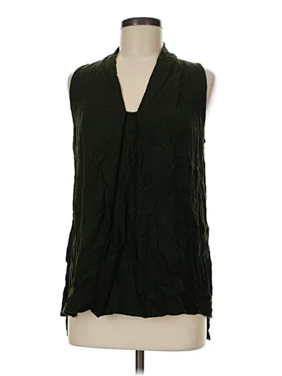 Pre-owned Spense Sleeveless Blouse In Green