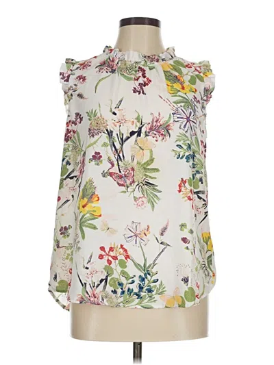 Pre-owned Spense Sleeveless Blouse In Ivory