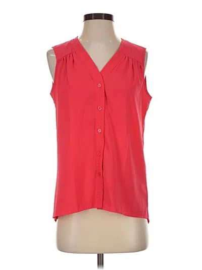 Pre-owned Spense Sleeveless Blouse In Red
