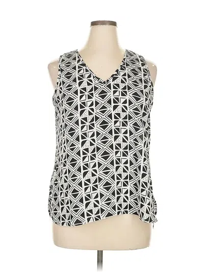 Pre-owned Spense Sleeveless Blouse In Silver