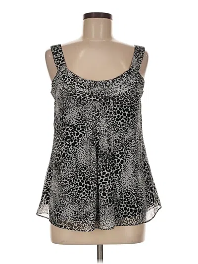 Pre-owned Spense Sleeveless Blouse In Silver
