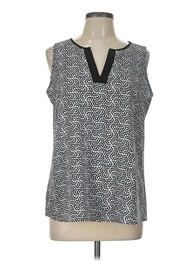 Pre-owned Spense Sleeveless Blouse In Silver