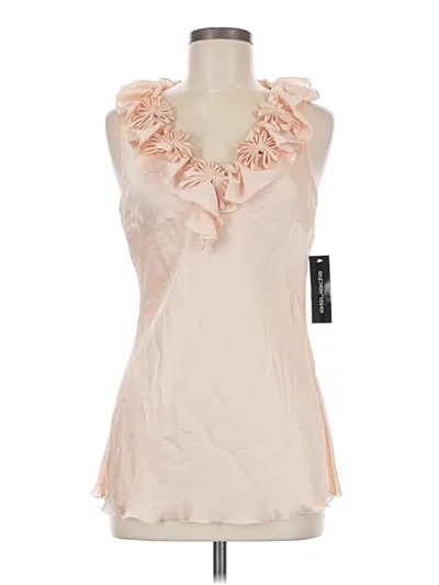 Pre-owned Spense Sleeveless Blouse In Tan
