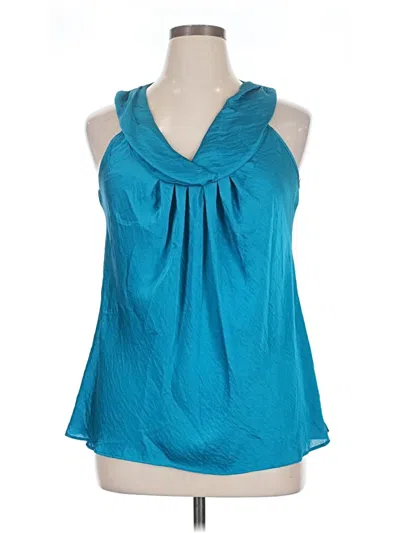 Pre-owned Spense Sleeveless Blouse In Teal