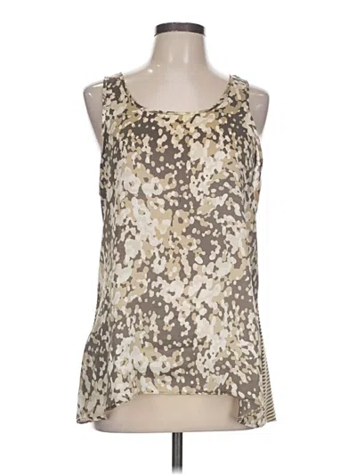 Pre-owned Spense Tank Top Gold Halter Neckline Tops