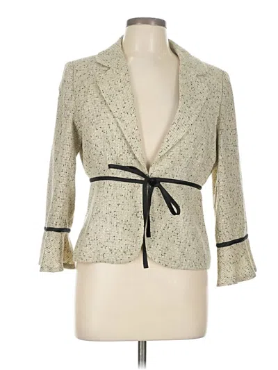 Pre-owned Spenser Jeremy Blazer Jacket In White