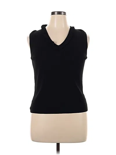 Pre-owned Spenser Jeremy Sleeveless Top Black Cowl Neck Tops
