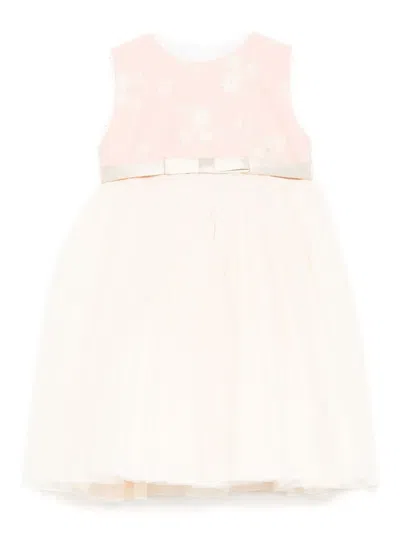 Speranza Babies' Floral Embroidery Dress In Pink