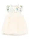 Speranza Ruffled Dress In Neutrals