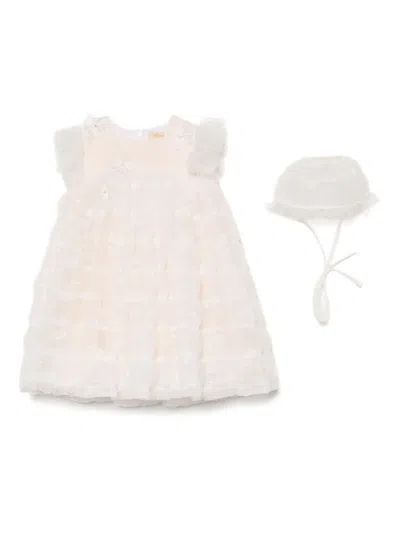 Speranza Babies' Sleeveless Dress In Neutrals